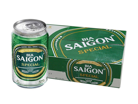 Saigon beer can